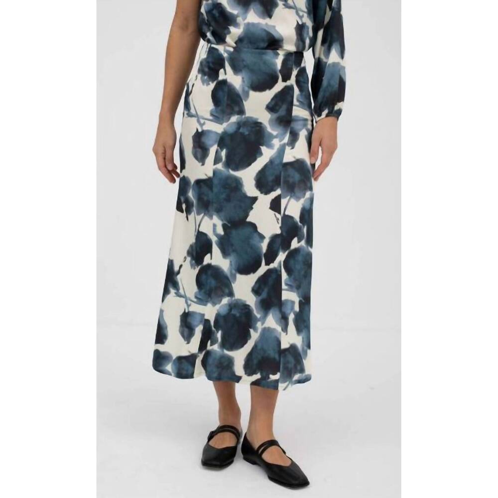 NEW MUS & BOMBON women's perrier skirt in blue floral